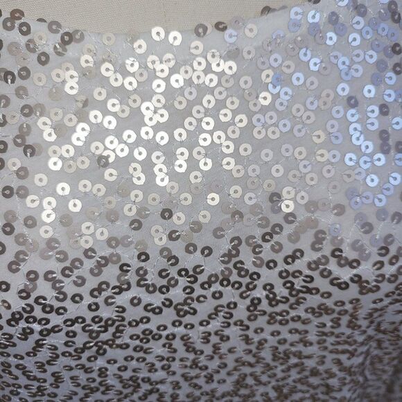 Calvin Klein pale gold sequins top  NWT - Picture 4 of 4